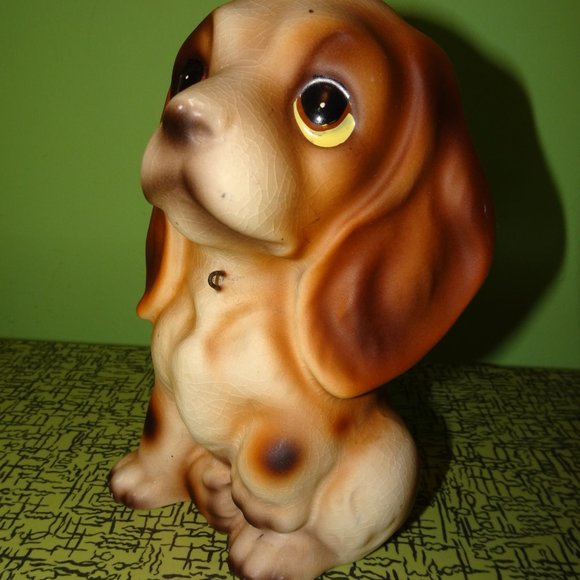 Vintage Ceramic Brinn's Beagle Dog Figurine mcm kitsch collectable 1960's - Picture 11 of 15